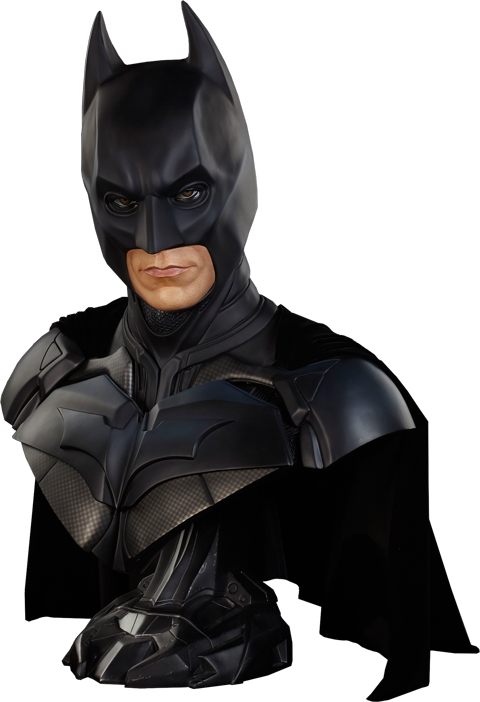 Dc Comics Batman The Dark Knight Life-size Bust By - Batman The Dark Knight Life-size Batman Bust (480x702), Png Download