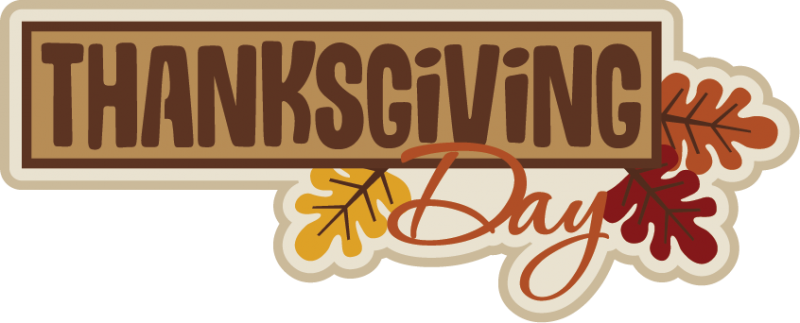 Thanksgiving Day Svg Scrapbook Title Thanksgiving Svg - Facebook (800x323), Png Download