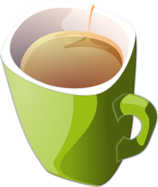 Clipart Coffee With Milk (504x597), Png Download
