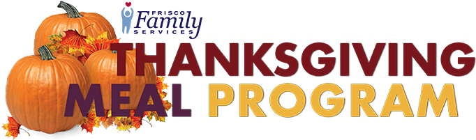 Thanksgiving Meal Program - Frisco Family Services (691x203), Png Download