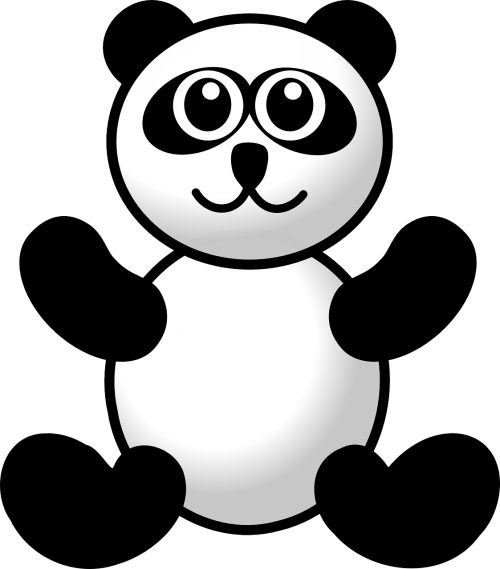 Download Panda Toy Clipart Giant Panda Bear Clip Art - Toy Clipart (500x569), Png Download