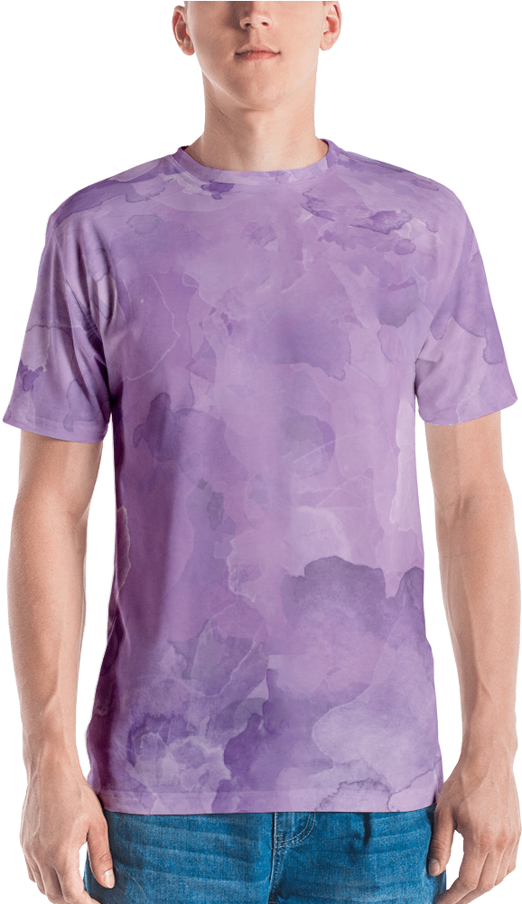 Wisteria Watercolor T Shirt T Shirt Zazuze - T-shirt (1000x1000), Png Download