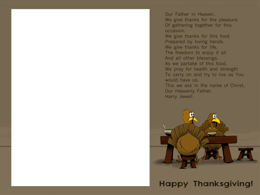 Thanksgiving Frames Png - Illustration (1024x768), Png Download