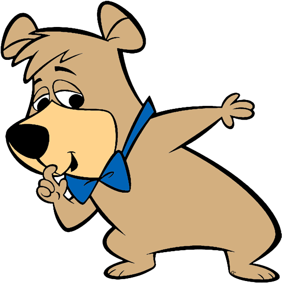 Teddy Bear Clipart, School - Yogi Bear And Boo Boo (590x588), Png Download