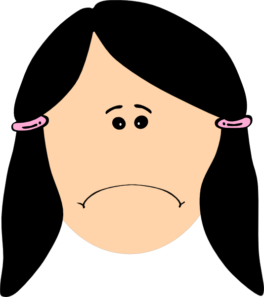 How To Set Use Triste Sad Clipart (534x600), Png Download