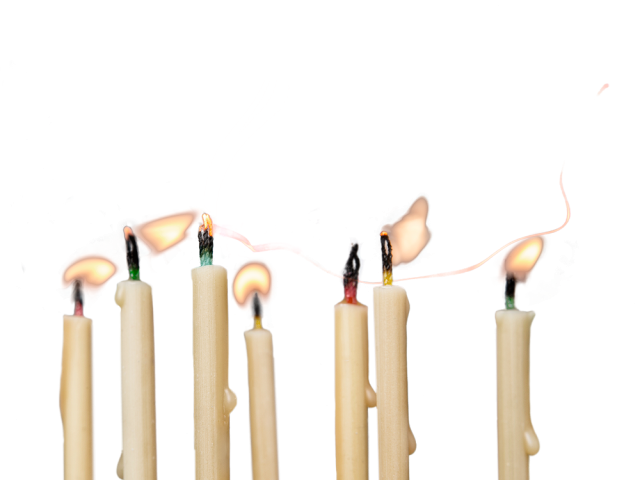 Birthday Candles Png Transparent Images - Transparent Birthday Candle Png (640x480), Png Download