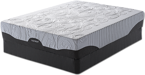 Serta I Comfort Medium Firm Memory Foam Gel Mattress - Icomfort By Serta Prodigy Everfeel Plush Mattress (500x326), Png Download