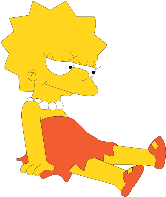 Download - Lisa Simpson En Png (1023x809), Png Download