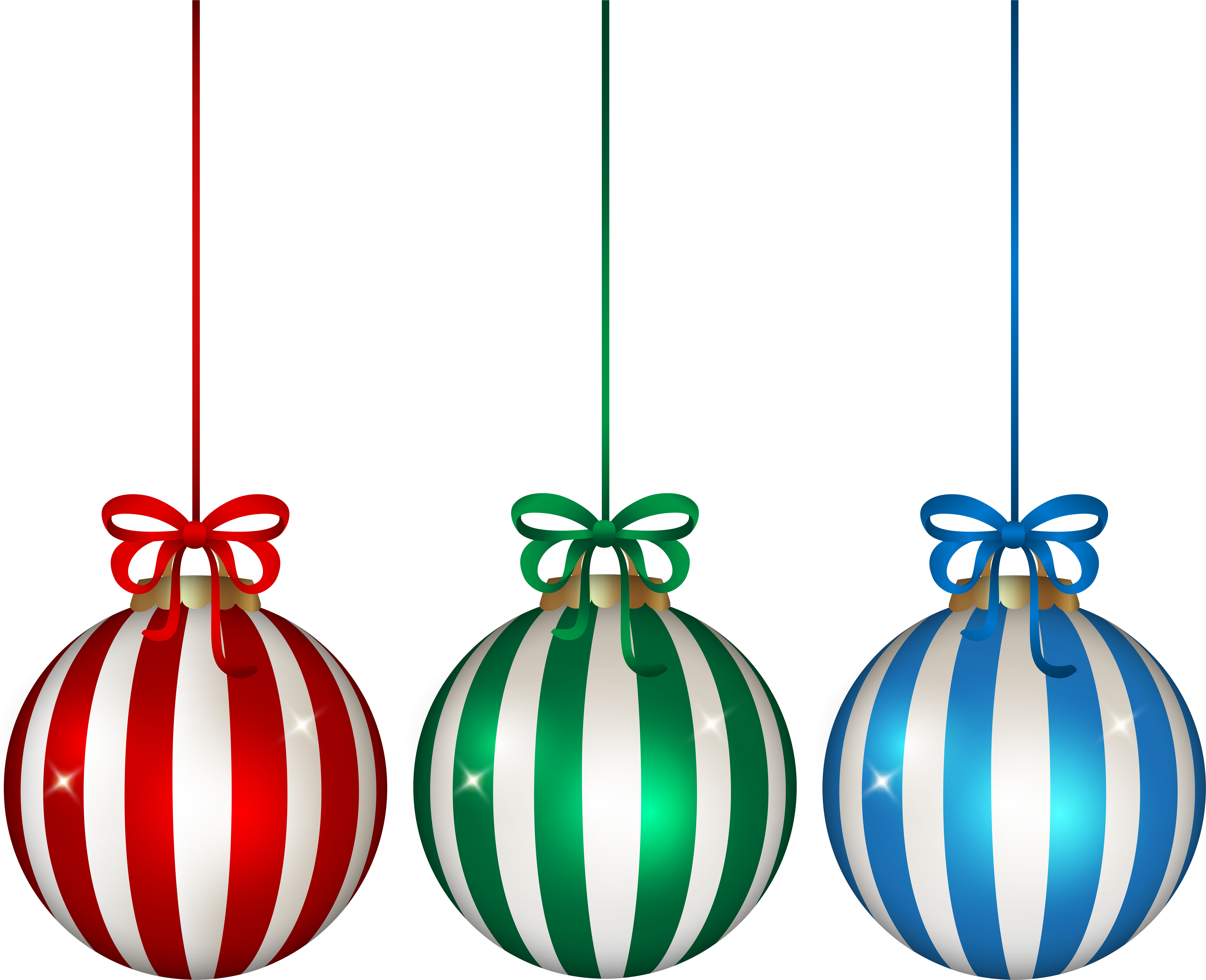 Svg Free Download Hanging Christmas Ornaments Clipart (8000x6575), Png Download