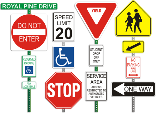 Street Signs Road Signs - Traffic Signposts (500x362), Png Download
