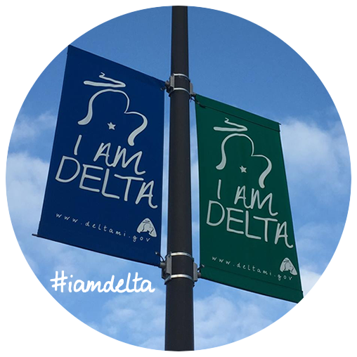 The Delta Township Board Of Trustees - Traffic Sign (508x508), Png Download