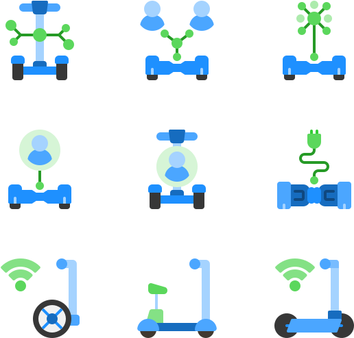 Scooter Sharing (600x564), Png Download