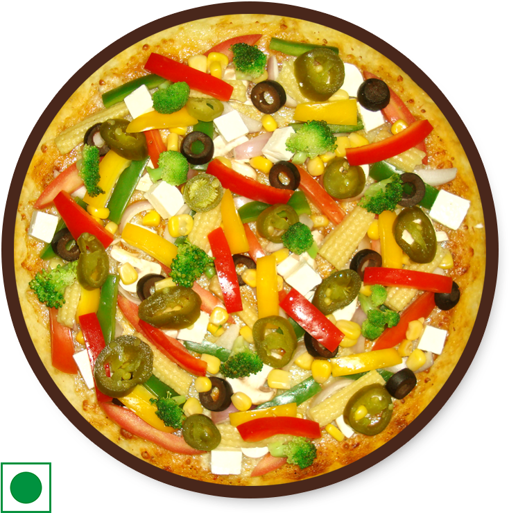 Simply Veg Pizza - Baby Corn Pizza Png (800x800), Png Download