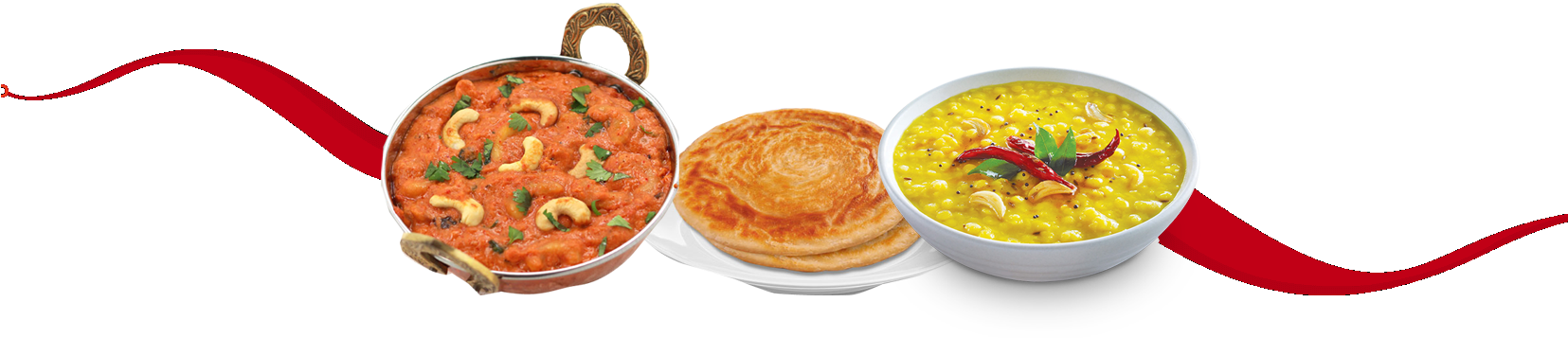 Indian Food - Yellow Curry (1660x523), Png Download