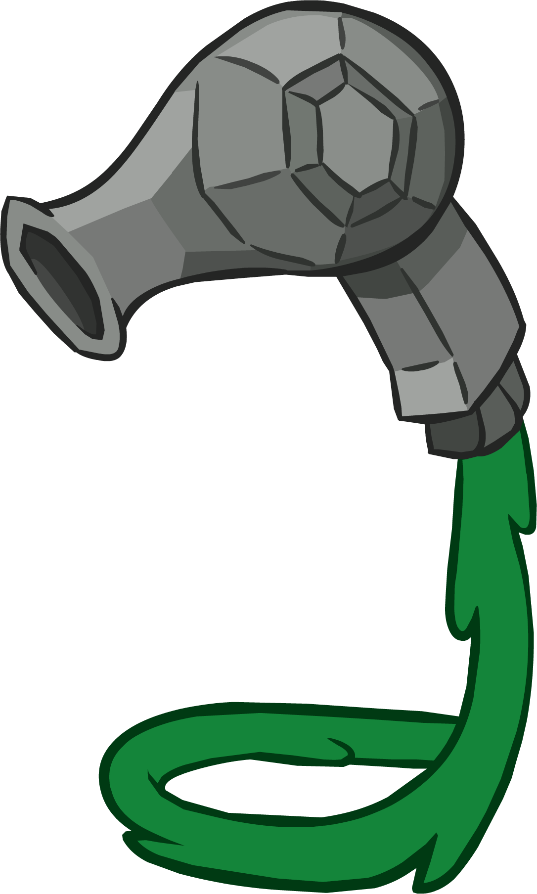 Stone Hair Dryer - Club Penguin Prehistoric Items (1086x1808), Png Download