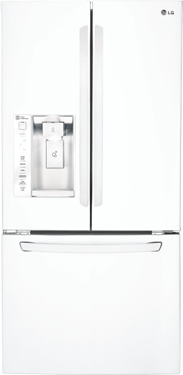 Image For Lg Bottom Freezer And French Doors Refrigerator - Refrigerator (519x804), Png Download