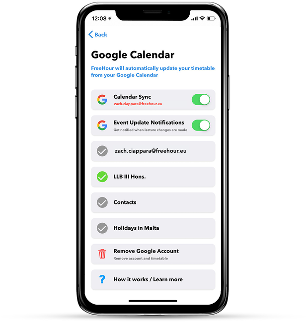 Google Calander Settings - Add A Face Id To Iphone X (781x771), Png Download