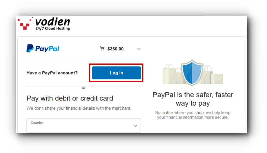 Click The Log In Button Under Paypal - Paypal (922x530), Png Download
