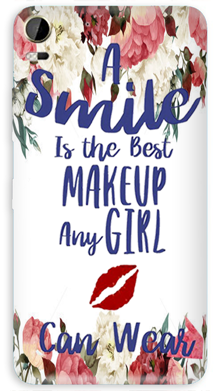 Htc Desire 10 Pro Cute Girl Quotes Designer Printed - Mobile Phone (700x760), Png Download