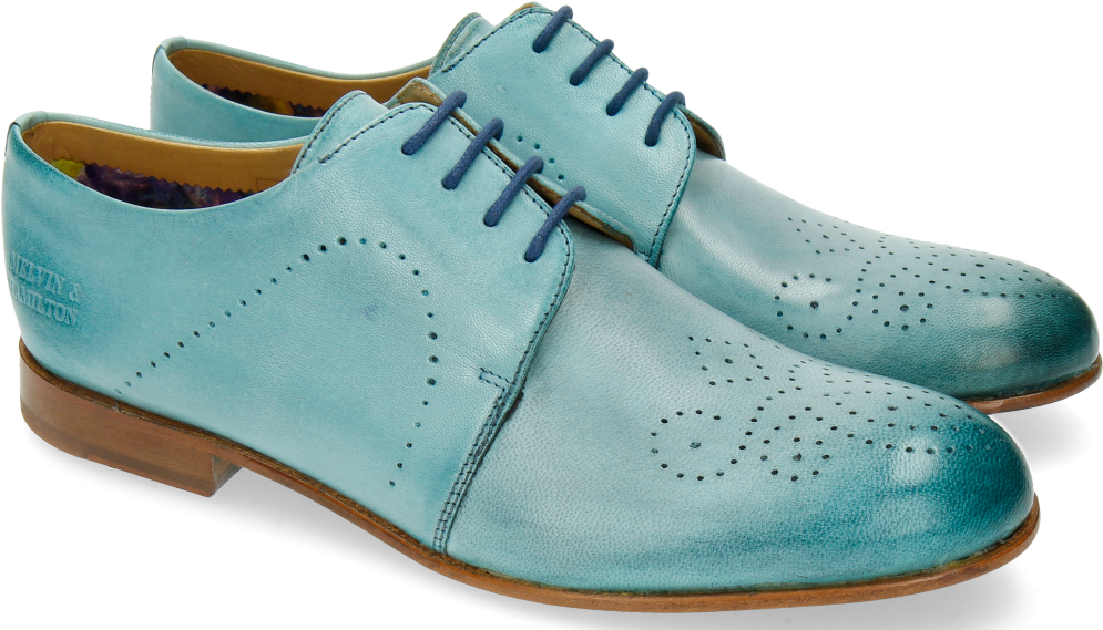 Derby Shoes Sally 1 Turquoise - Suede (1024x1024), Png Download
