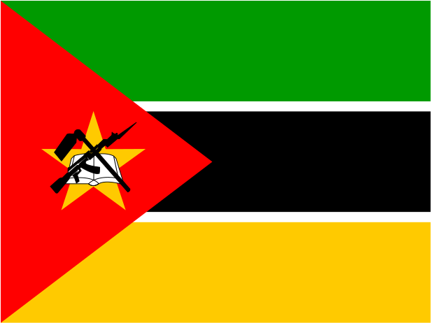 Flag Of Mozambique Logo Png Transpa Svg Vector Bie - Mozambique Flag (2400x1800), Png Download