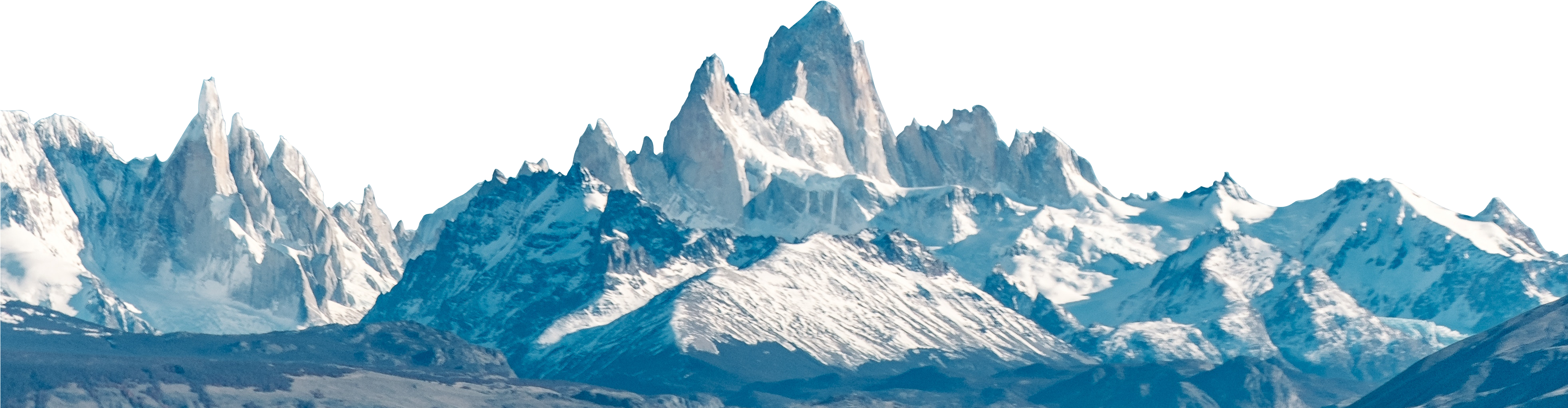 Download - Monte Fitz Roy (3931x1177), Png Download