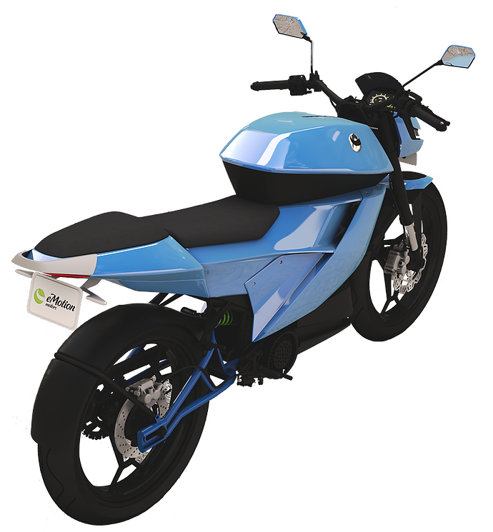 With - Electric Motorcycle India (696x744), Png Download