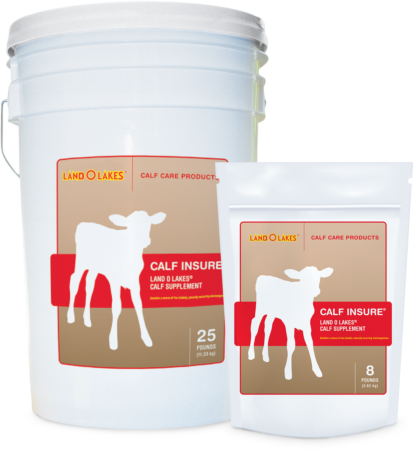 Land O Lakes® Calf Insure® - Land O Lakes Calf Insure (1650x1818), Png Download