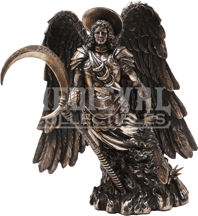Archangel Gabriel Statue (711x711), Png Download