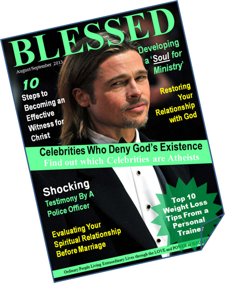 Get Your 'free' Yearly Subscription Of Blessed Magazine (748x940), Png Download