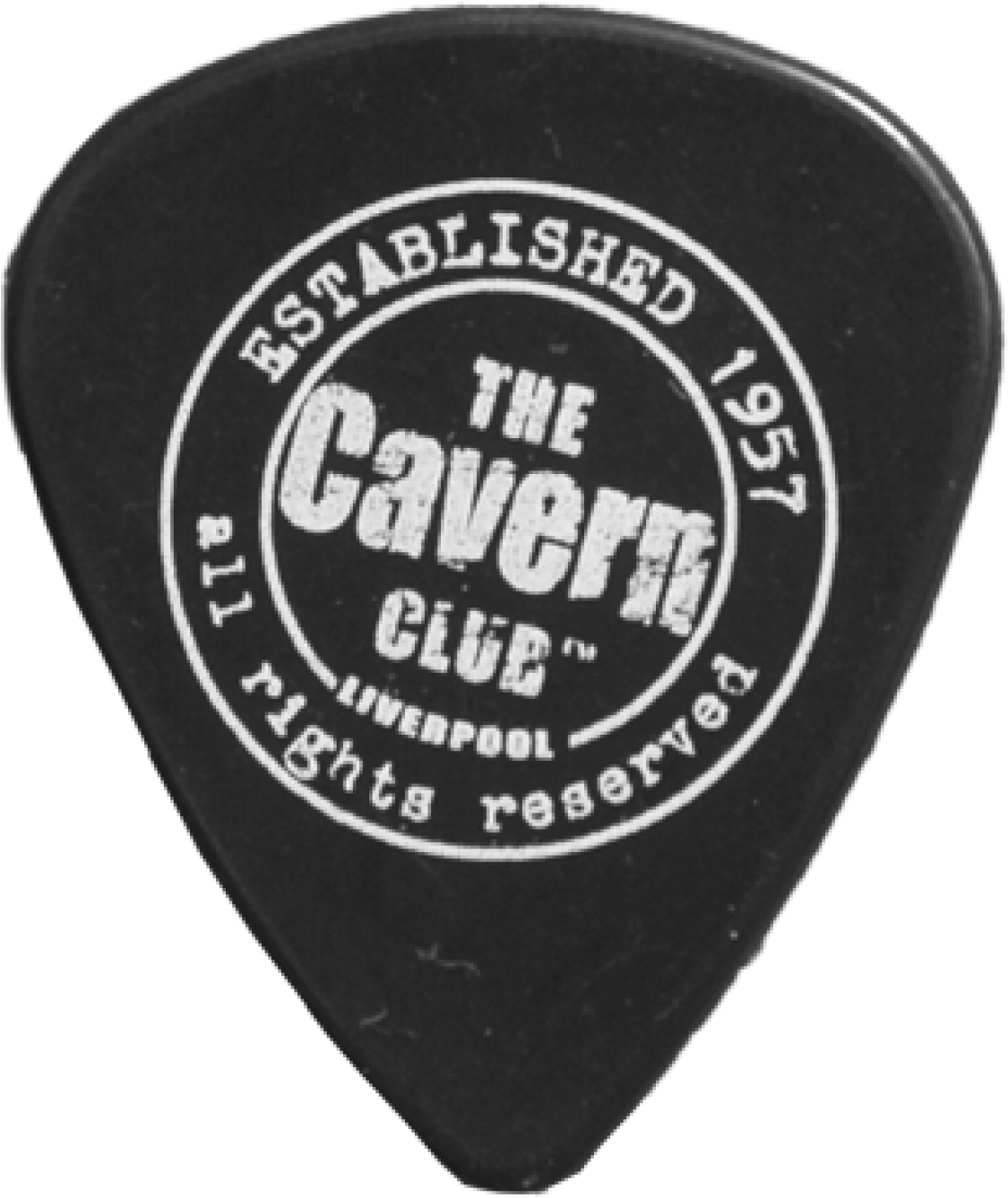 Cavern Club Logo Plectrum Black - Emblem (2000x2000), Png Download