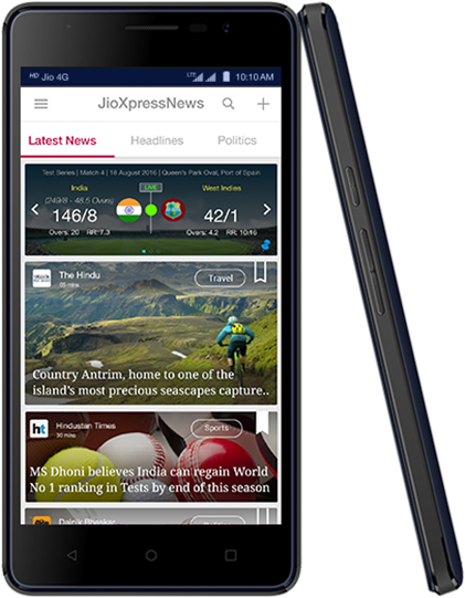 Lyf Wind 4s- Metal Frame Smartphone - Lyf Wind 4s Mobile (600x700), Png Download