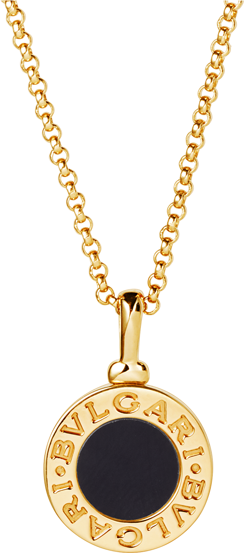 Bvlgari Bvlgari Necklace Necklace Yellow Gold Yellow - Sapphire Pendant Gold (1800x1405), Png Download