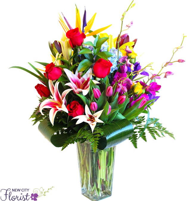Welcome Spring Bouquet - Bouquet (640x674), Png Download