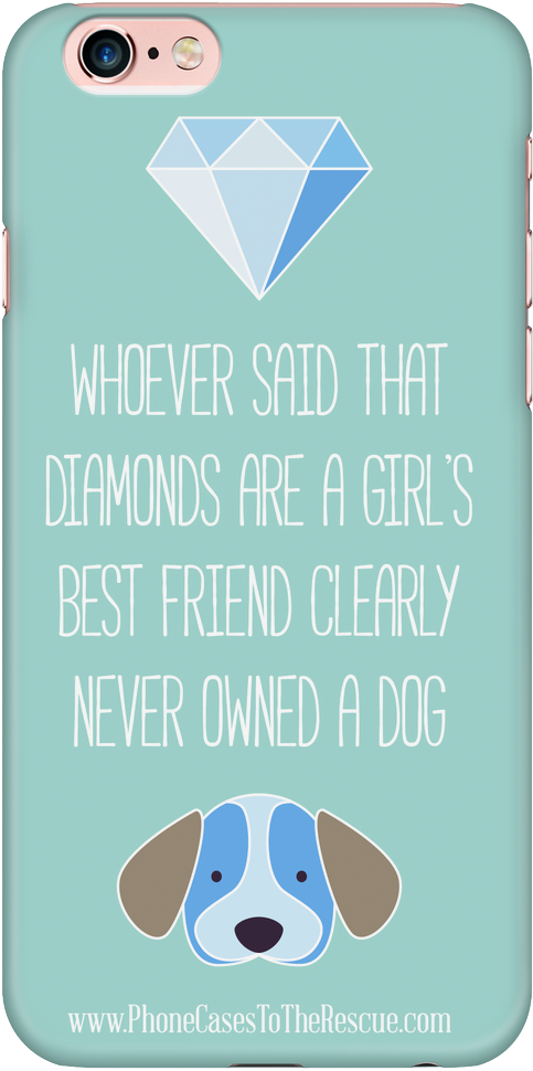Iphone 6/6s Diamonds Are A Girl's Best Friend Phone - Iphone 7 Plus Cases For Girls (1024x1024), Png Download