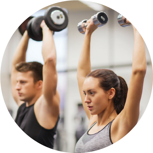 Group Training - Dumbbell (675x675), Png Download
