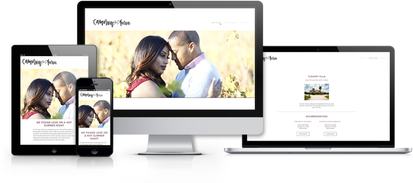 Cam & Auria Website - Netsuite Website Examples (1000x571), Png Download