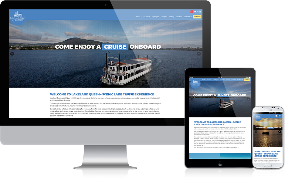 Rotorua Website Design, Hodgeman Web Design - Computer (1208x670), Png Download