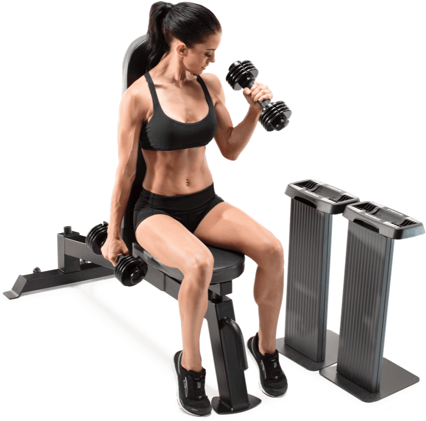 Fitness Gear - Biceps Curl (839x834), Png Download