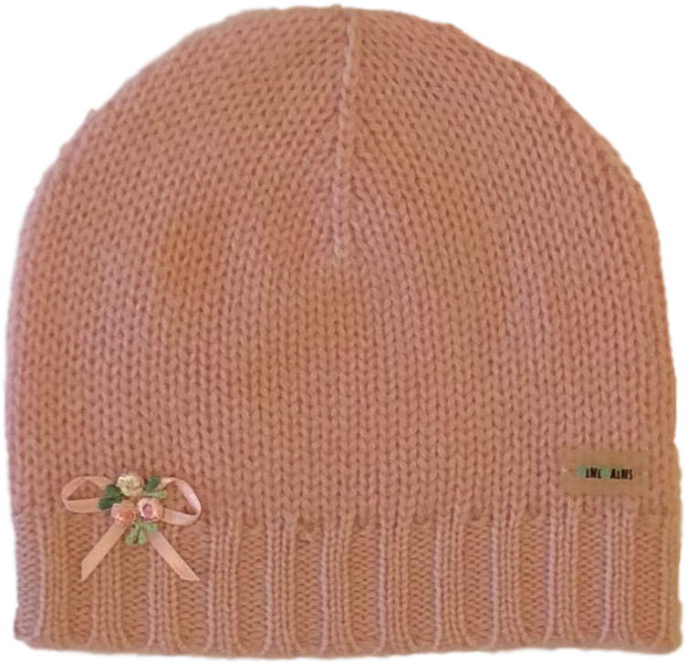 Classic Cashmere Baby Hat Embelisshment - Beanie (1024x1002), Png Download