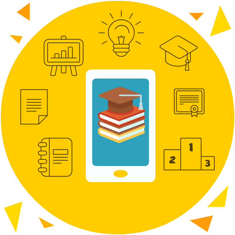 Mobile&books Learning Mobile&books Learning - M Learning Icon Png (800x800), Png Download
