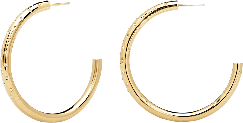 Ar01 57 U Audrey Gold V=1527160250 - Earrings (1000x1000), Png Download