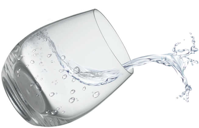 Spilling A Glass Of Water (880x660), Png Download
