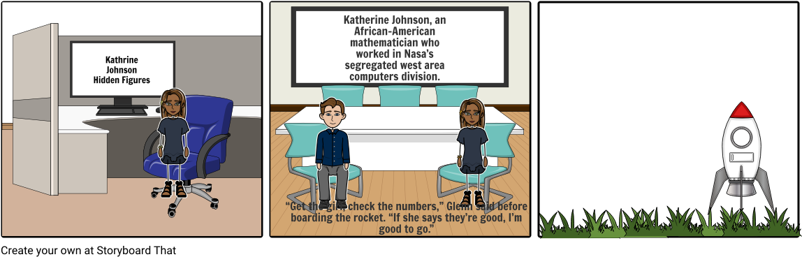 Hidden Figures - Cartoon (1164x385), Png Download