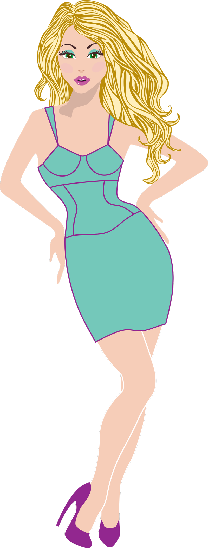 Cocktail Dress (800x2108), Png Download