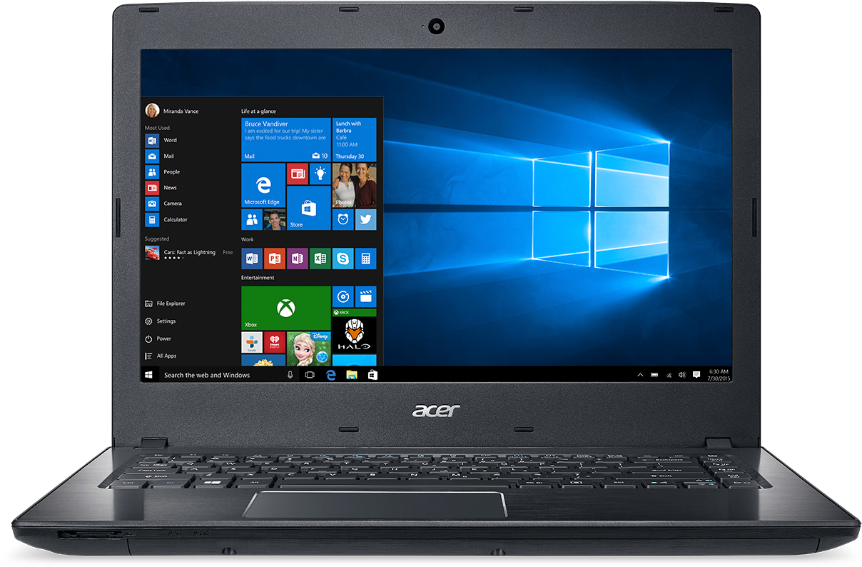 One7 , Acer One 14 Z47611, Tmp 249 Photo 1 2017 (1329x912), Png Download