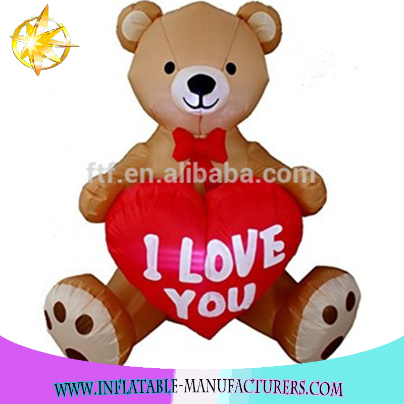 2018 Wholesale Valentine Day Inflatable Teddy Bear - Valentine's Day Inflatable (800x800), Png Download