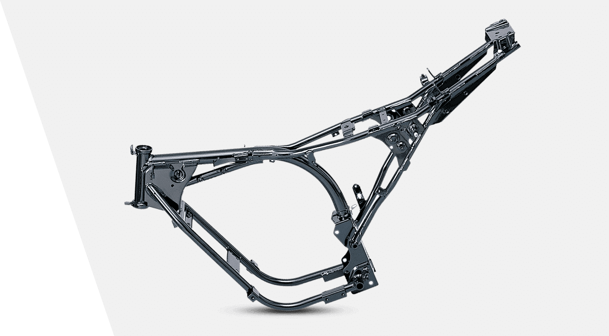 2019 Tvs Apache Rtr 180 Five Facts - Double Cradle Split Synchro Stiff Frame (1256x694), Png Download