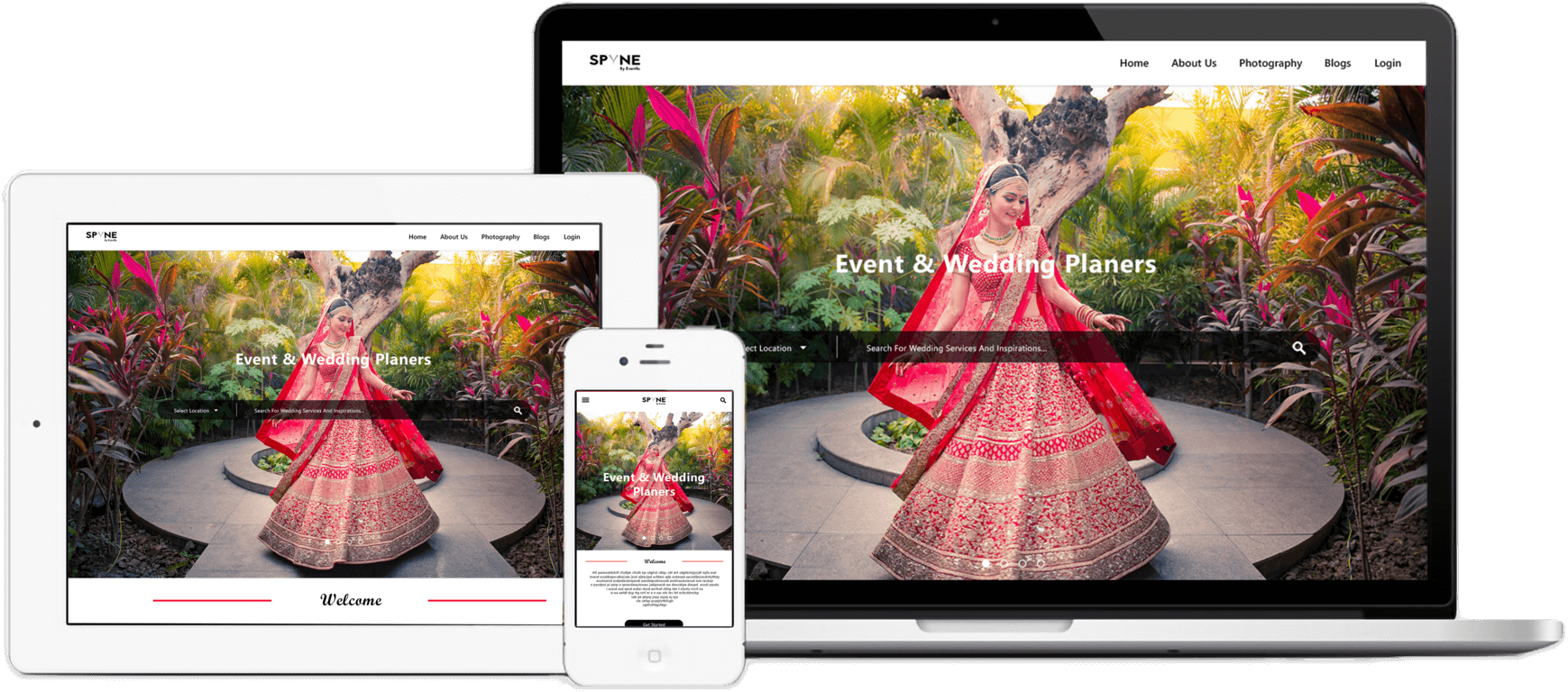 Spyne Icon On Mobile - Lehenga Pehne Ke Design (1739x768), Png Download