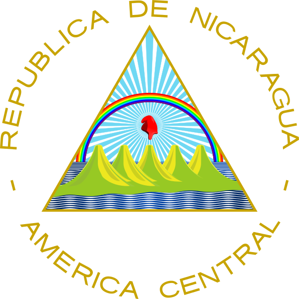 Coat Of Arms Of Nicaragua - Escudo De La Bandera De Nicaragua (599x599), Png Download